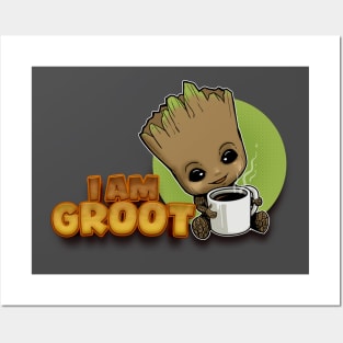 I AM GROOT Posters and Art